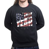 Unisex F**K Yeah American Flag Sweatshirt Style001