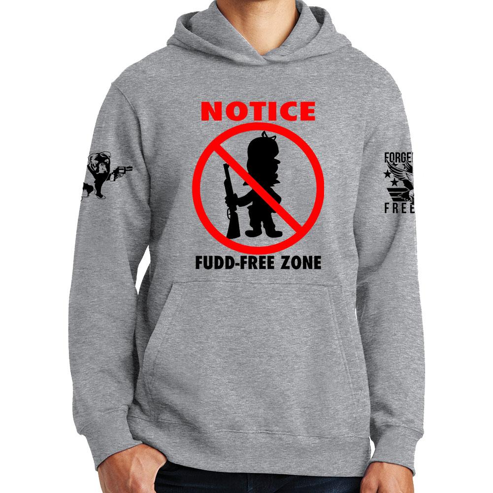 Fudd Free Zone Hoodie Style001