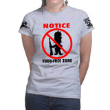 Fudd Free Zone Ladies T-shirt
