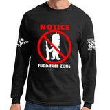 Fudd Free Zone Long Sleeve T-shirt Style001