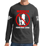 Fudd Free Zone Long Sleeve T-shirt Style001