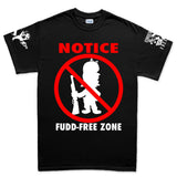 Fudd Free Zone Men's T-shirt Style001