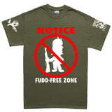 Fudd Free Zone Men's T-shirt