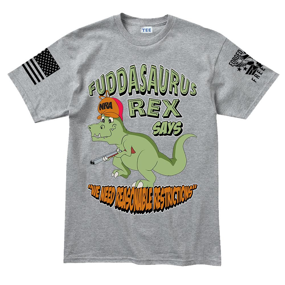 Fuddasaurus Says - We Need Reasonable Restrictions Men's T-shirt Style001