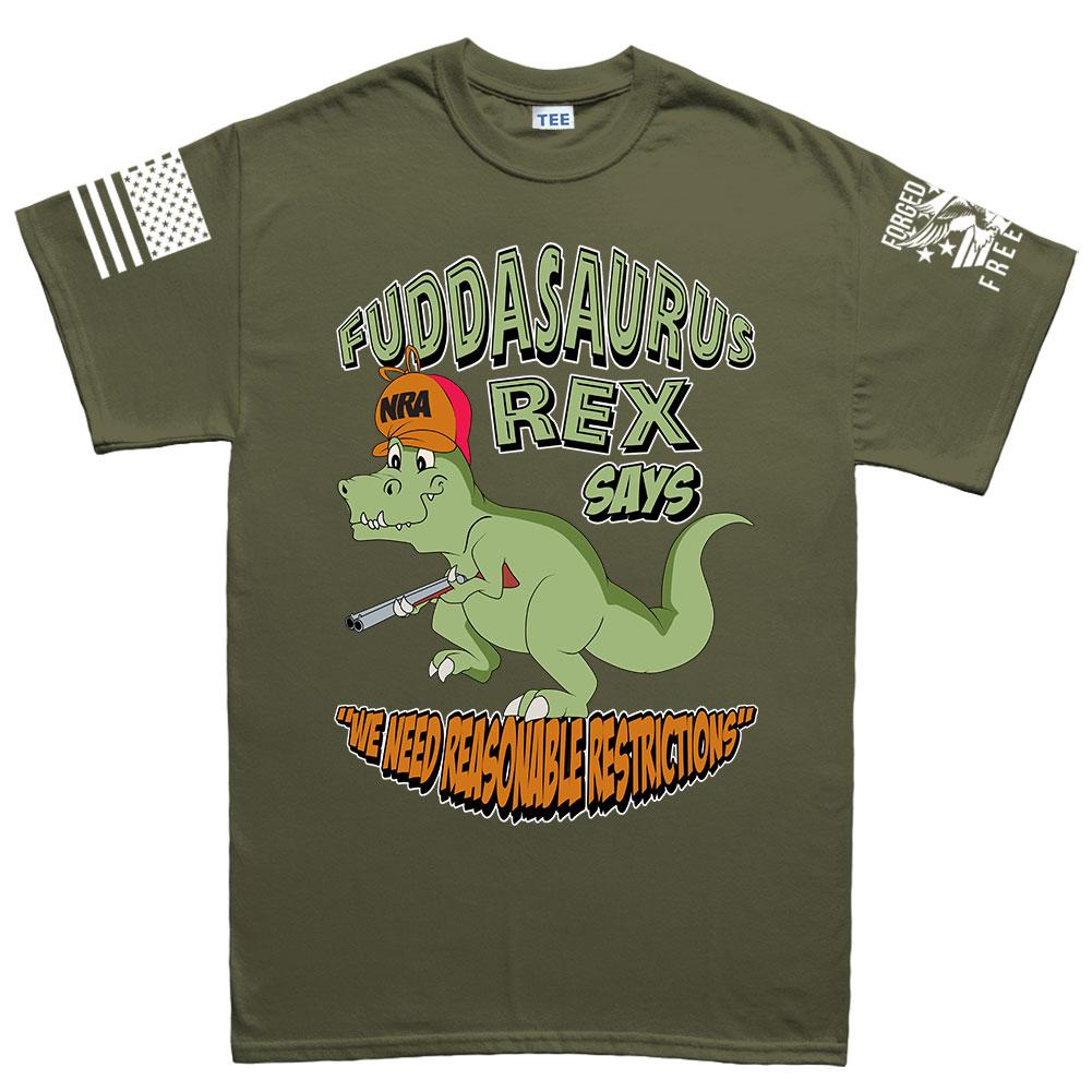 Fuddasaurus Says - We Need Reasonable Restrictions Men's T-shirt Style001