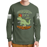 Fuddasaurus Says - Who Needs A Bump Stock Long Sleeve T-shirt