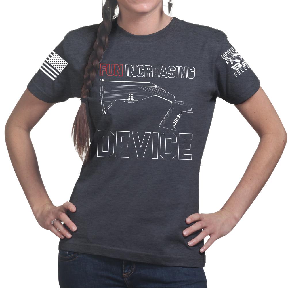 Fun Increasing Device Bump Stock Ladies T-shirt Style001