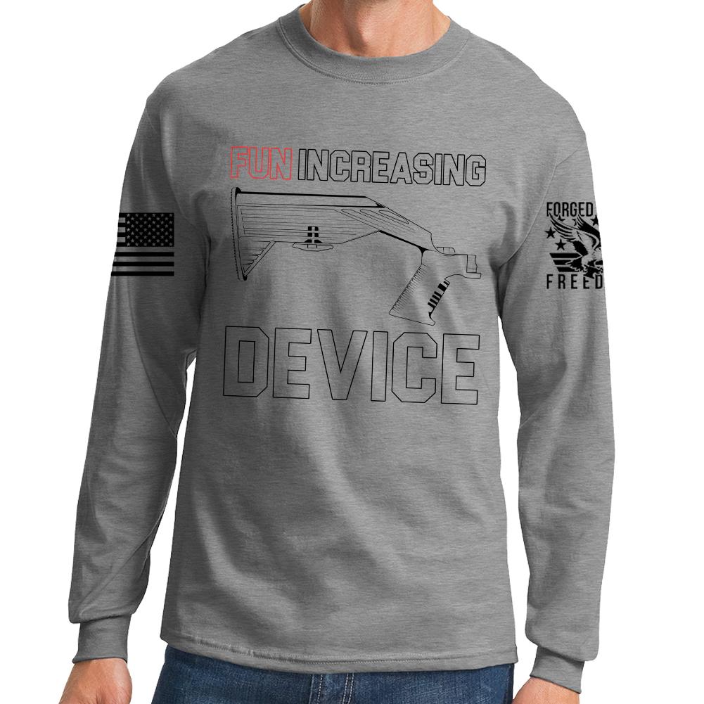 Fun Increasing Device Bump Stock Long Sleeve T-shirt
