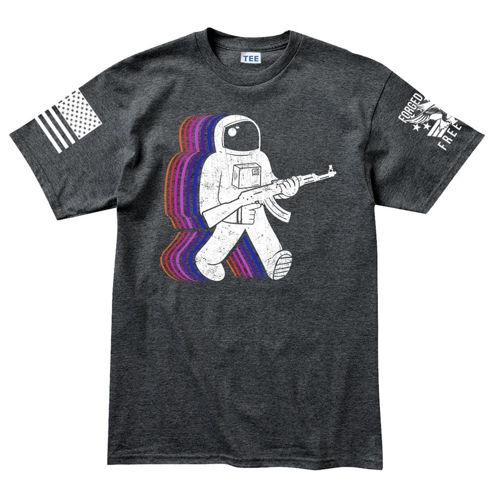 Mens Funkalicious AK47 Astronaut T-shirt Style001