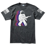 Mens Funkalicious AK47 Astronaut T-shirt Style001