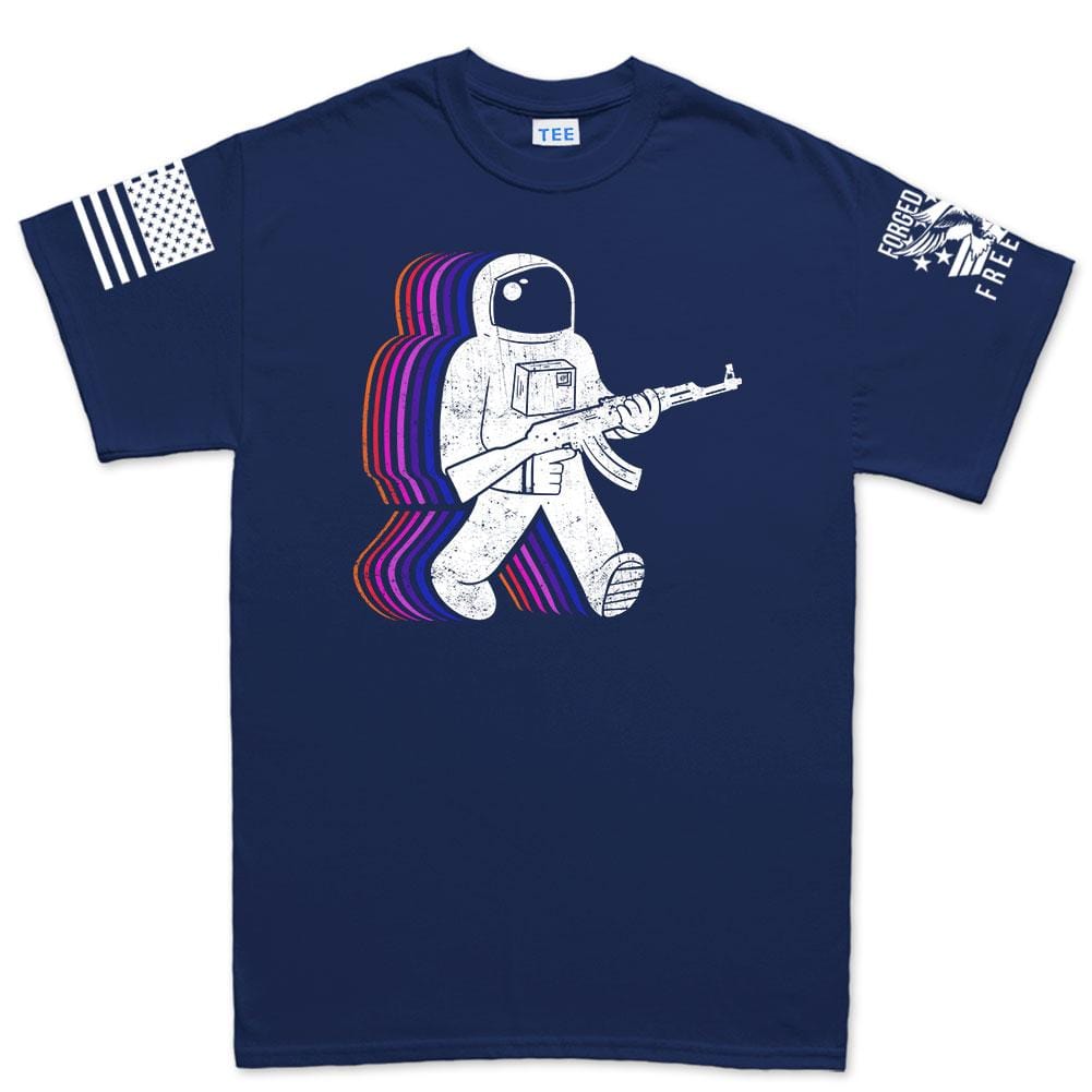 Mens Funkalicious AK47 Astronaut T-shirt Style001