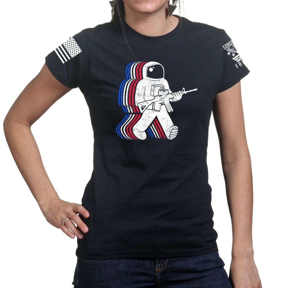 Ladies Funkalicious AR-15 Astronaut T-shirt Style001