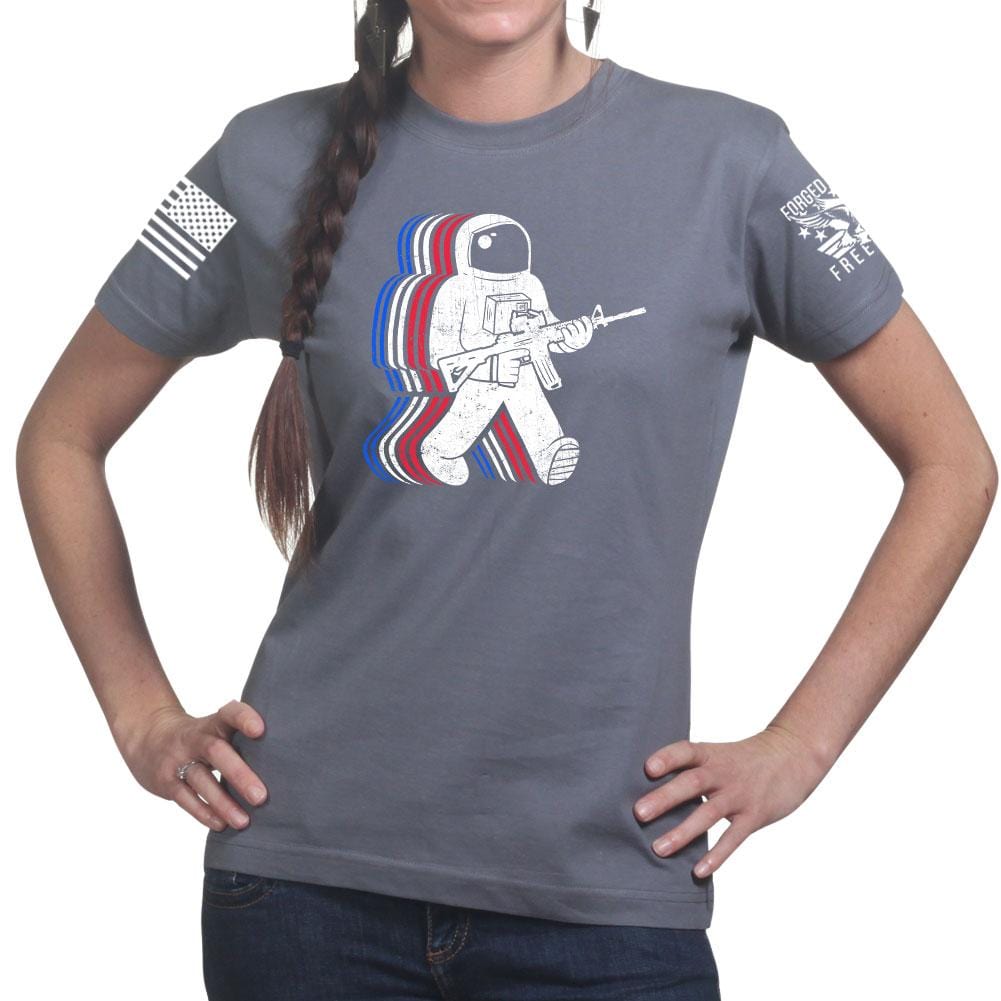 Ladies Funkalicious AR-15 Astronaut T-shirt Style001