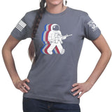 Ladies Funkalicious AR-15 Astronaut T-shirt Style001