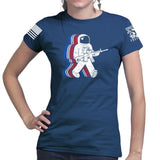 Ladies Funkalicious AR-15 Astronaut T-shirt Style001