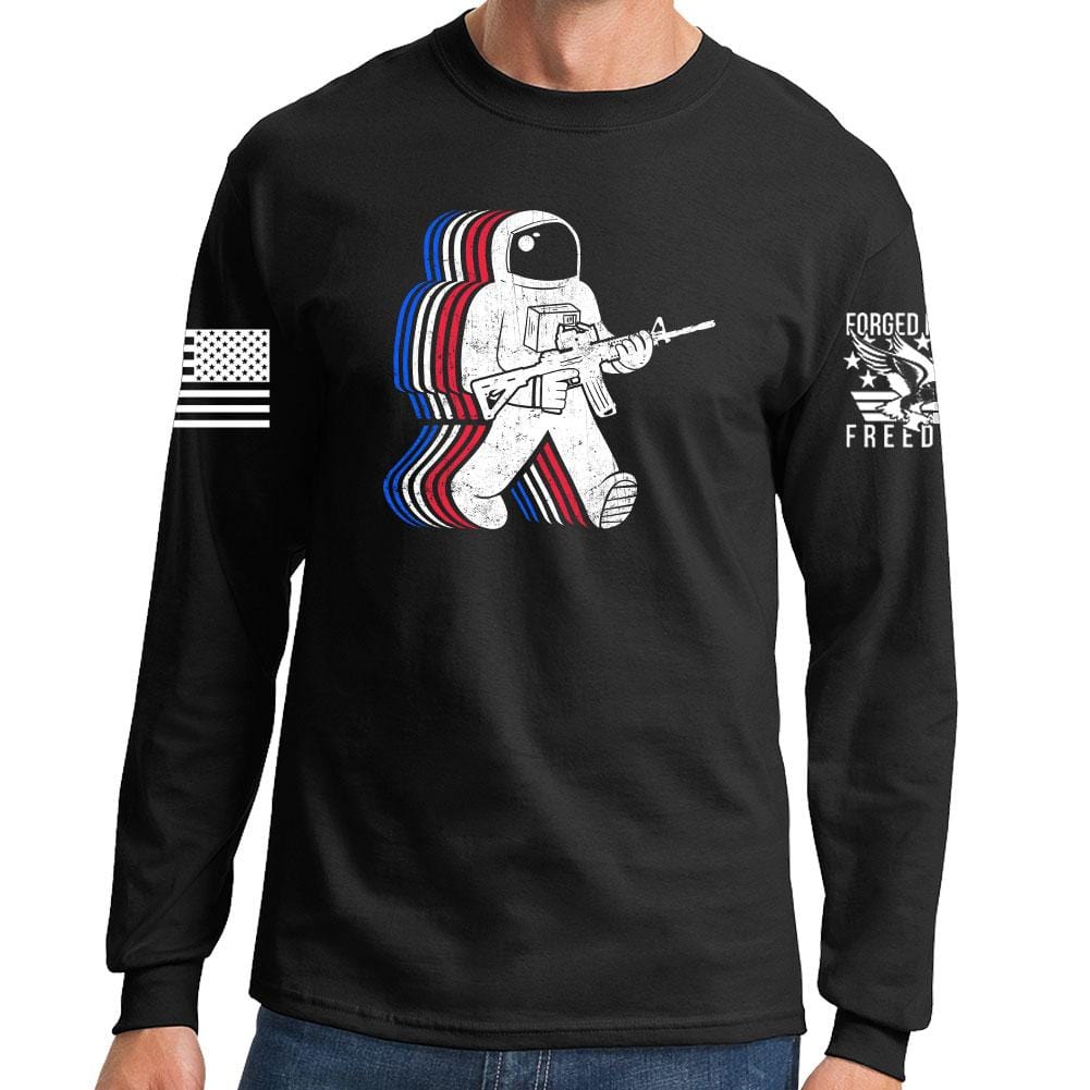 Funkalicious AR-15 Astronaut Long Sleeve T-shirt Style001