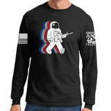 Funkalicious AR-15 Astronaut Long Sleeve T-shirt Style001