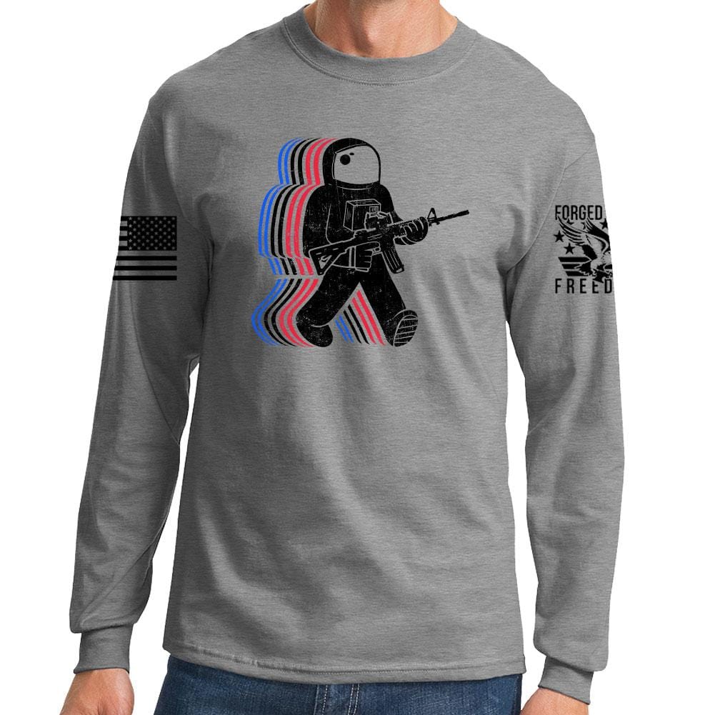 Funkalicious AR-15 Astronaut Long Sleeve T-shirt Style001