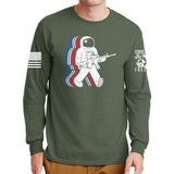 Funkalicious AR-15 Astronaut Long Sleeve T-shirt