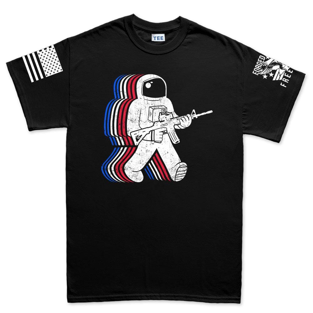 Mens Funkalicious AR-15 Astronaut T-shirt Style001