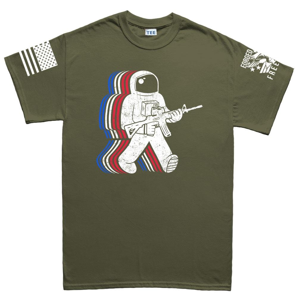 Mens Funkalicious AR-15 Astronaut T-shirt Style001