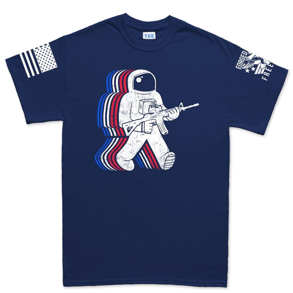 Mens Funkalicious AR-15 Astronaut T-shirt Style001