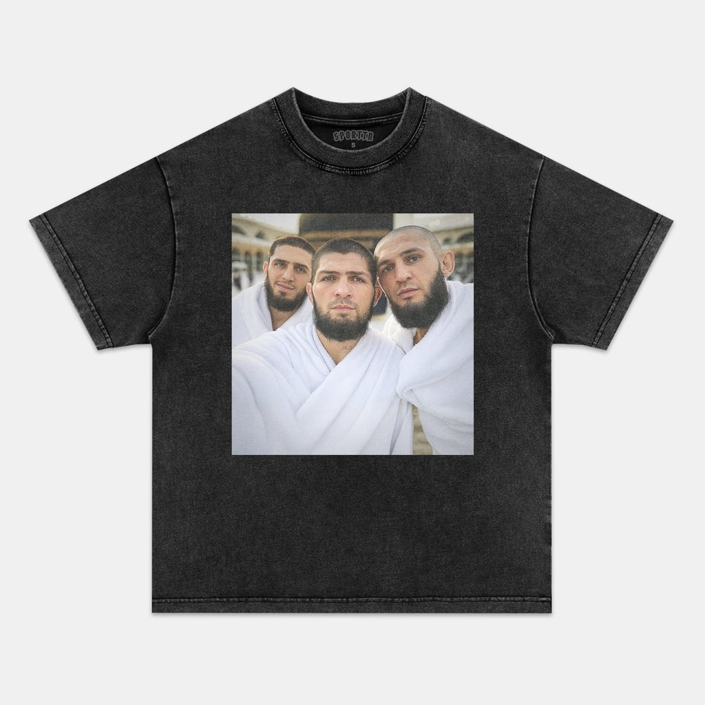 FUNNY ISLAM & KHABIB STEP BROTHERS & KHAMZAT CHIMAEV TEE