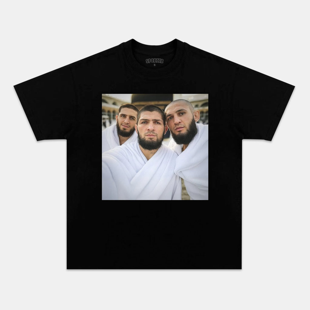 FUNNY ISLAM & KHABIB STEP BROTHERS & KHAMZAT CHIMAEV TEE