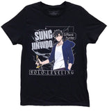 Solo Leveling - Sung Jinwoo Attack Style Black Adult T-Shirt