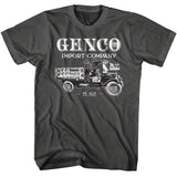The Godfather - Genco Import Truck - American Classics - Solid Gray Adult Short Sleeve T-Shirt