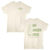 Golden Tee - No Green Fees - American Classics - 2-Sided Print Natural Adult Short Sleeve T-Shirt