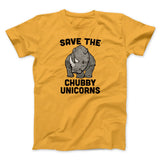 Save The Chubby Unicorns Funny Men/Unisex T-Shirt