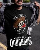 Premium El Jefe Is Grilling Old School  T-shirt