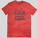 grace & truth Womens T-Shirt Country Born Heaven Bound
