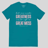 grace & truth Womens T-Shirt Greatness Romans 8:28