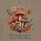 grace & truth Womens Hooded T-Shirt Mushrooms