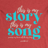 grace & truth Womens V-Neck T-Shirt This Is My Story