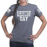 Ladies Gains Day T-shirt Style001
