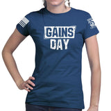 Ladies Gains Day T-shirt Style001