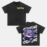 GENGAR UNISEX ANIME INSPIRED VINTAGE T-SHIRTä¸¨POKÃ‰MON-[DS]
