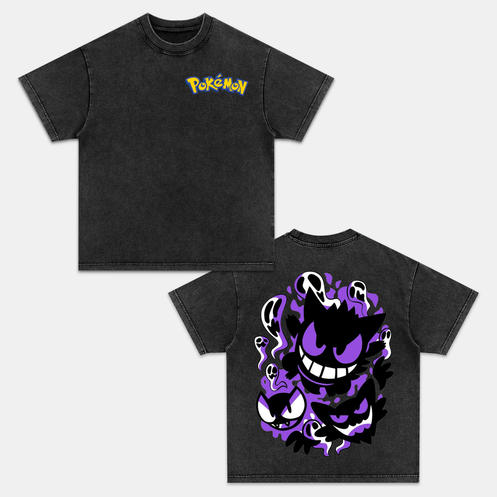 GENGAR UNISEX ANIME INSPIRED VINTAGE T-SHIRTä¸¨POKÃ‰MON-[DS] Style001