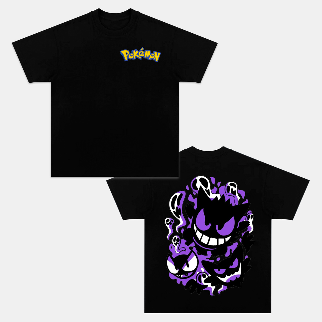 GENGAR UNISEX ANIME INSPIRED VINTAGE T-SHIRTä¸¨POKÃ‰MON-[DS] Style001