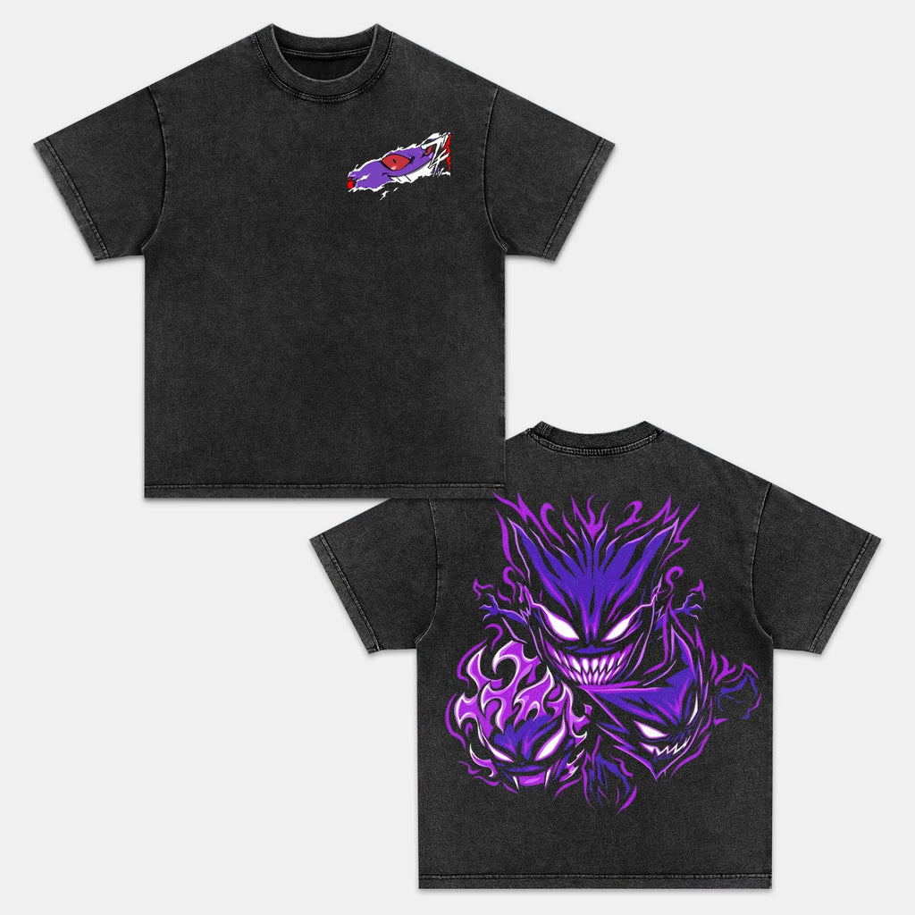 GENGAR UNISEX ANIME INSPIRED VINTAGE T-SHIRTä¸¨POKÃ‰MON-[DS] Style004