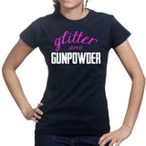 Ladies Glitter and Gunpowder T-shirt