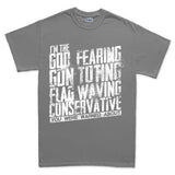Men's You Were Warned About Me T-shirt Style001