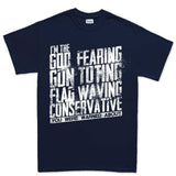 Men's You Were Warned About Me T-shirt Style001
