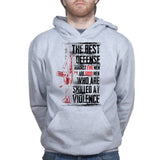 Unisex Skilled At Violence Hoodie Style001