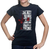Ladies Skilled At Violence T-shirt Style001
