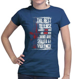 Ladies Skilled At Violence T-shirt Style001