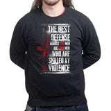 Unisex Skilled At Violence Sweatshirt Style001